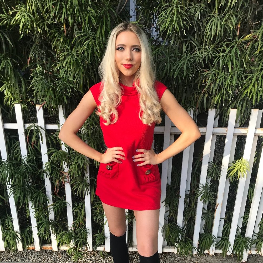 Cute Fall/Winter Red Dress